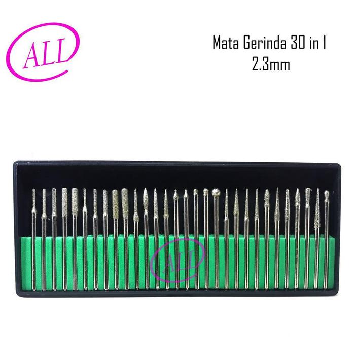 Gambar Weilai Cuner Set 30 in 1 New Tuner 2.3mm Tunner Mata Gerinda Cuner Mata Bor dari afifshop7 undefined Tokopedia