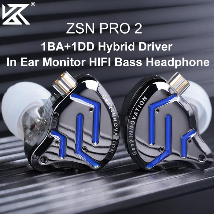 Jual KZ ZSN Pro 1BA+1DD Hybrid Driver In Ear Earphone HIFI Bass