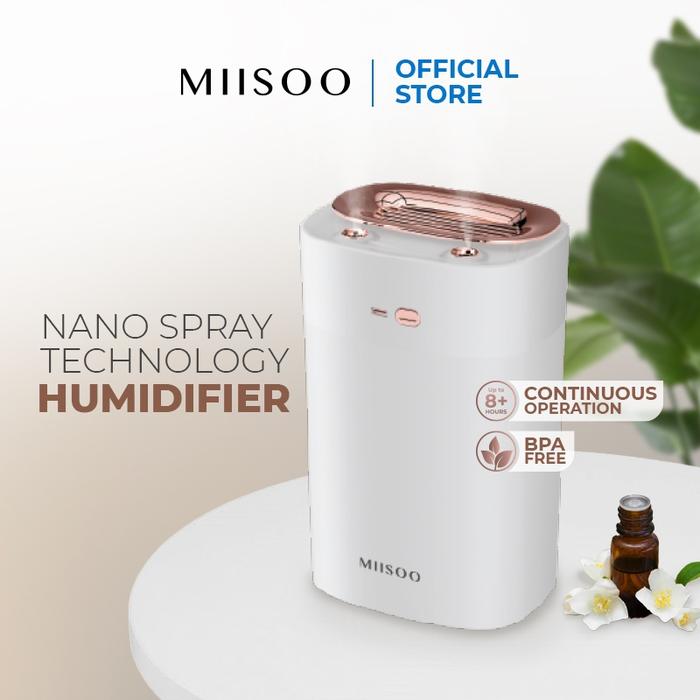 Gambar Miisoo Humidifier Udara Nano Spray Technology Diffuser 1,3 Liter Aroma Therapi Diffuser Essential Oil dari Nature&#39;s Essential undefined Tokopedia