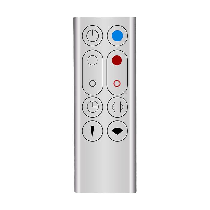 Replacement Remote Control Suitable For Dyson Am09 Hp00 Hp01 Air Purifier  Leafless Fan Remote Control Silver