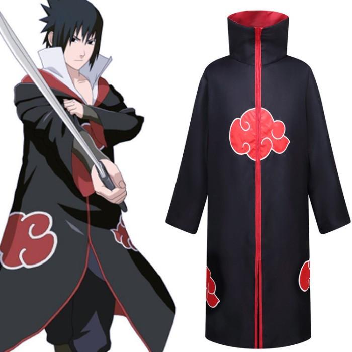 Jual Kostum Jubah Akatsuki Naruto Itachi Uchiha Kostum Anime