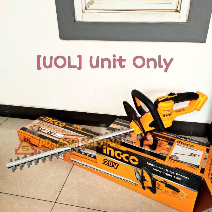 Gambar PTR Cordless Hedge Trimmer 18" INGCO CHTLI20018 Pangkas Pohon Dahan P20S - [UOL] UNIT ONLY dari Epoch shop undefined Tokopedia