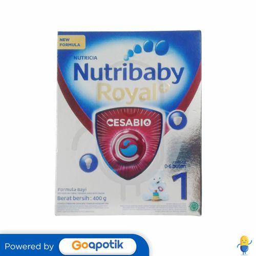 Gambar NUTRIBABY ROYAL CESABIO 1 SUSU BAYI USIA 0-6 BULAN 400 GRAM BOX dari Apotek Plus Sinar Jakarta Makassar undefined Tokopedia