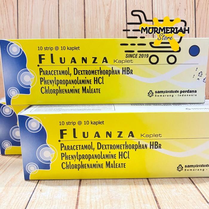 Gambar FLUANZA BOX 100 kaplet-Obat Demam,Batuk,Pilek & Flu dari Nasakha grosir undefined Tokopedia