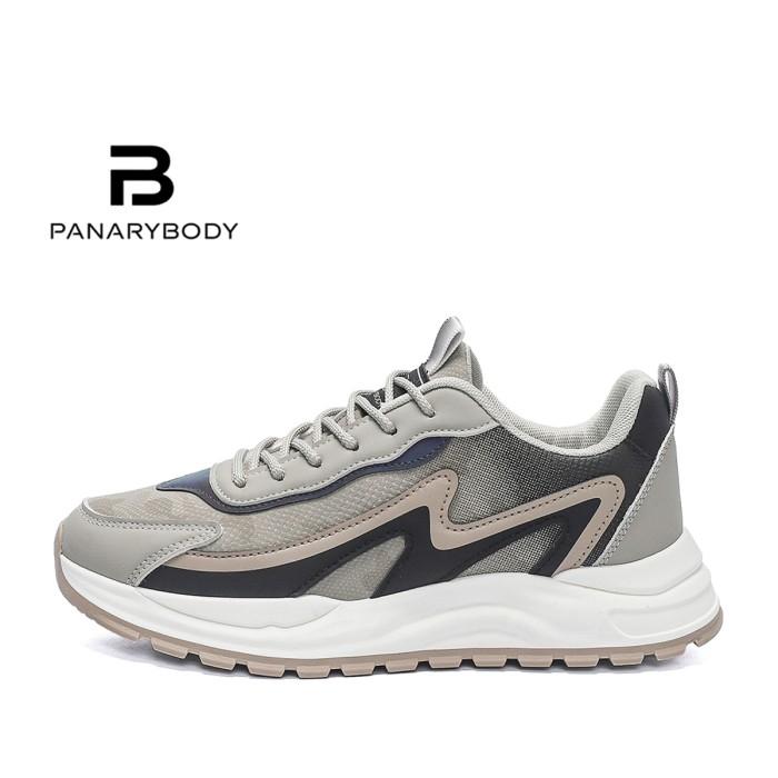 Gambar PANARYBODY Sepatu Pria Gym Bertali Sepatu Cowok Model Sporty Ringan Sepatu Jogging Santai QN2926 - Beige, 39 dari PANARYBODY.ID undefined Tokopedia