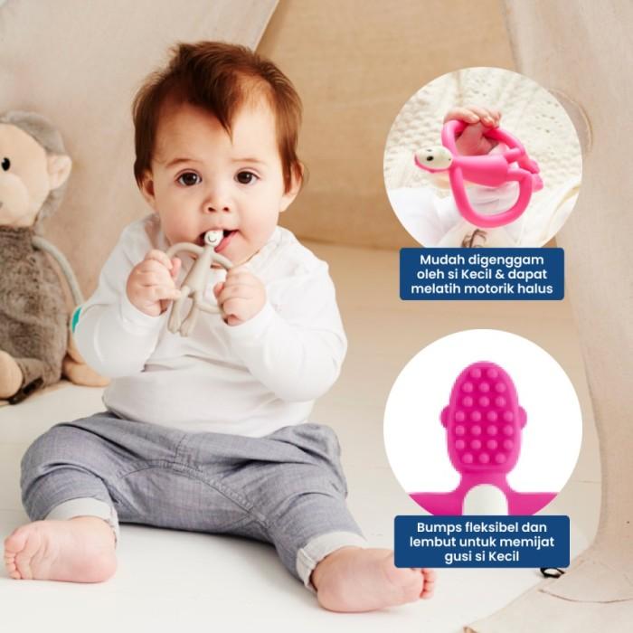 Gambar COD !!! BLUE - MATCHSTICK MONKEY ORIGINAL TEETHING TOY / TEETHER PACKING AMAN dari sembaju undefined Tokopedia