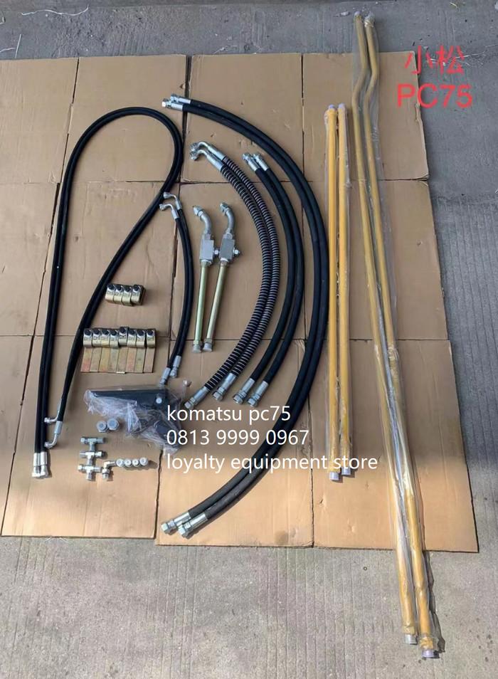 Gambar Piping Kit Pipa Instalasi Excavator Breaker Kelas 7 Ton 1 set  - komatsu PC75 - komatsu PC75 dari Heavytech Supply undefined Tokopedia
