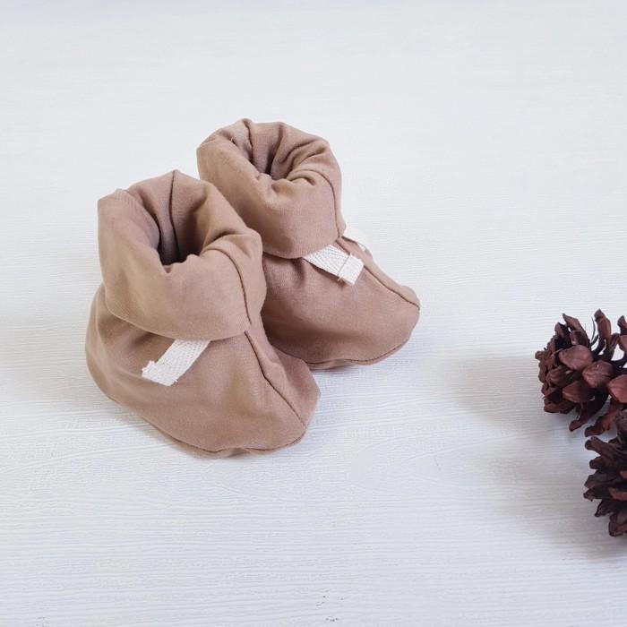 Gambar BOOTIES KAOS KAKI BAYI - COTTONARIES - TENCEL ECOFRIENDLY - POLOS - Caramel dari tokocelrang undefined Tokopedia