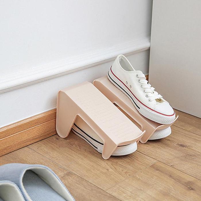 Jual Double-layer Shoe Rack Organization Shoes Storage Ultra-high