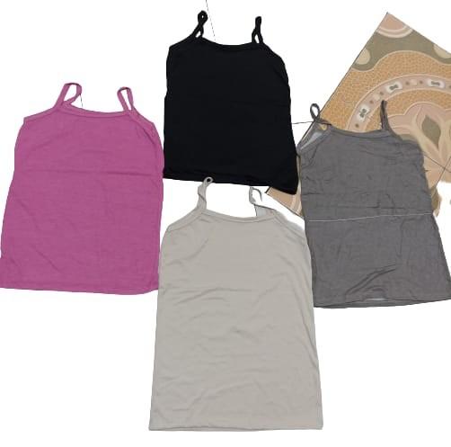Gambar TANK TOP WANITA REMAJA/DEWASA TALI LEBAR/KECIL 10000/PCS - RANDOM, TALI LEBAR dari Melani Colection44 undefined Tokopedia