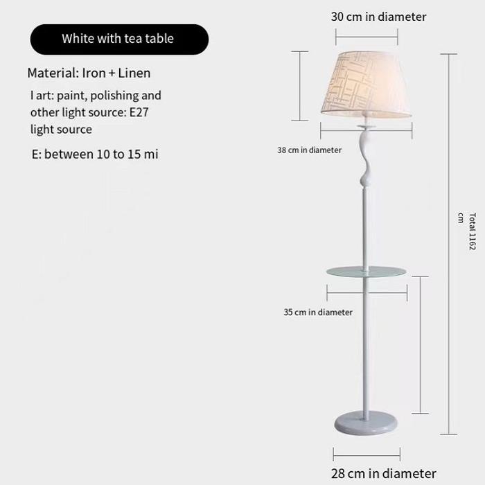 Gambar Lampu Lantai Berdiri Standing Lamp Hias Kamar Tidur Ruang Tamu Minimalis lampu kamar tidur Always Smile Everyday - white+meja dari Always Smile Everyday undefined Tokopedia