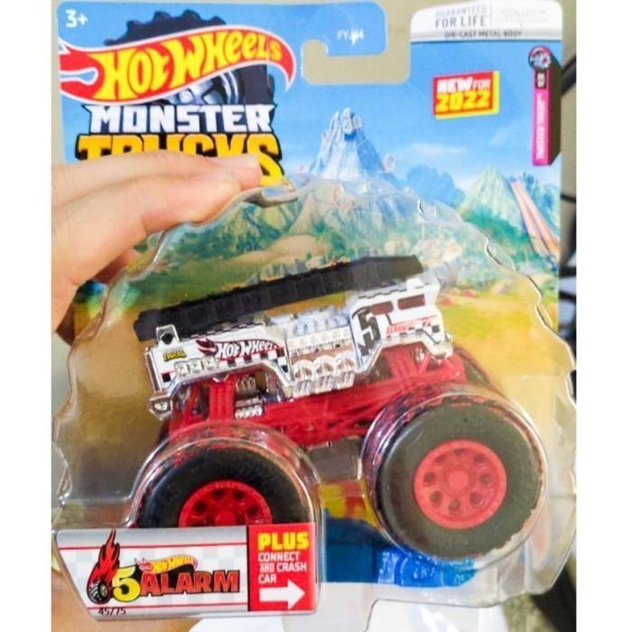 Gambar Hot Wheels Monster Trucks 5 Alarm Ultimate Fire Truck Original Mattel - 5 Alarm White dari Toys Ministry ID undefined Tokopedia