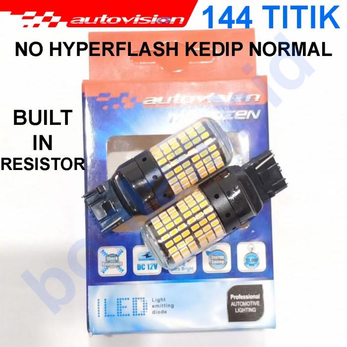 Gambar 2Pcs Lampu Led Sein T20 S25 144Titik Autovision No Hyperflash Terbaru - T20 Tancap 7440 dari warungberkahh jaya undefined Tokopedia