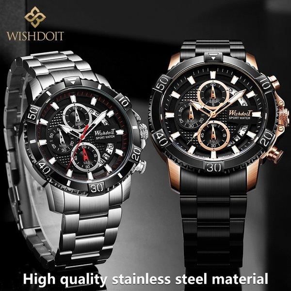 Wishdoit Jam Tangan Pria Anti Air Cowok Men Watches Waterproof Sports