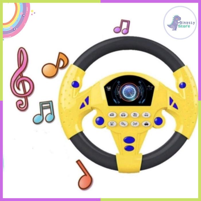 Gambar Mainan Stir Mobil Anak Tempel Dashboard Mobil Steering Wheel Menyetir Terbaru - Kuning Hitam dari warungberkahh jaya undefined Tokopedia