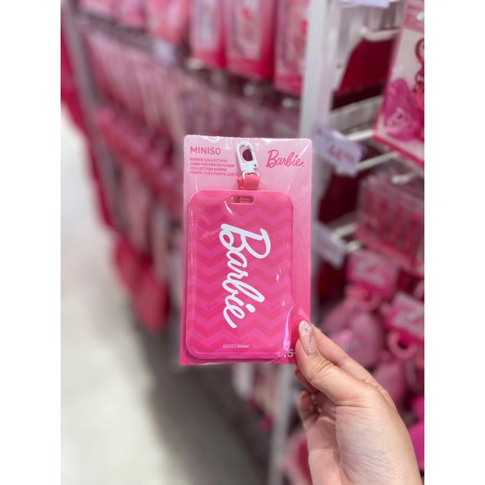 Gambar Miniso x Barbie - Card Holder ID Name Tag Lanyard Keychain Barbie - Pink dari Etiopia Store undefined Tokopedia