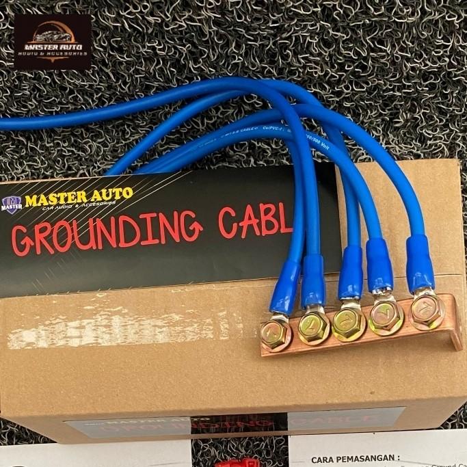 Gambar Kabel Ground Mobil 5Titik Kabel Nyaf 6Mm Master Auto Terbaru - Biru dari warungberkahh jaya undefined Tokopedia