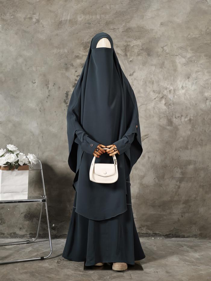 Gambar Allev Ivy French Khimar Oval - Urban Chic dari Allev.Store undefined Tokopedia