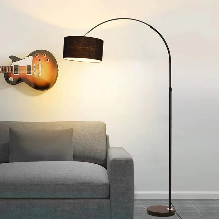 Gambar Lampu lantai berdiri Lampu Baca lamp standing lamp lampu kamar tidur lampu hias kamar Always Smile Everyday - dy-hitam dari Always Smile Everyday undefined Tokopedia