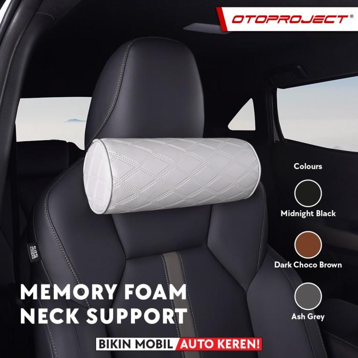 Gambar SALE TERLARIS OTOPROJECT - MEMORY FOAM NECK SUPPORT BANTAL MOBIL SANDARAN PENYANGGA LEHER KURSI MOBIL READYY - MIDNIGHT BLACK dari seblakLinda undefined Tokopedia