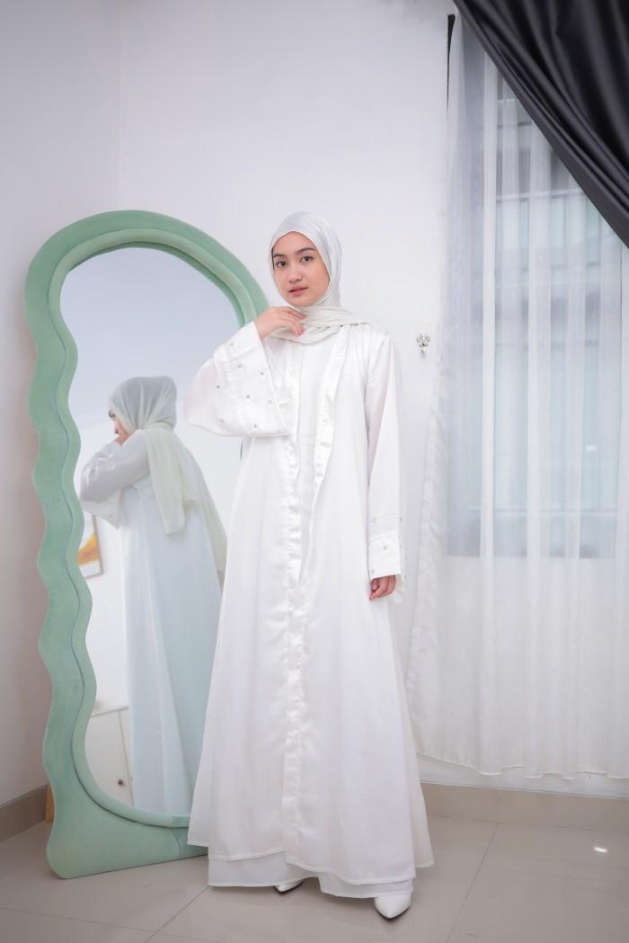 Gambar Abaya Hana Outer All size Tiebymin - BW Hana dari NY OFFICIAL undefined Tokopedia