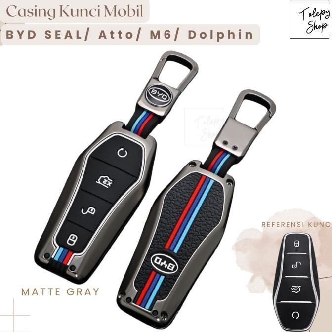 Gambar SALE TERLARIS [TERLARIS] COVER KUNCI BYD SEAL / ATTO / M6 / DOLPHIN / DLL | SARUNG KUNCI MOBIL | CAR KEY COVER [FLASH SALE] READYY - Matte Gray dari seblakLinda undefined Tokopedia
