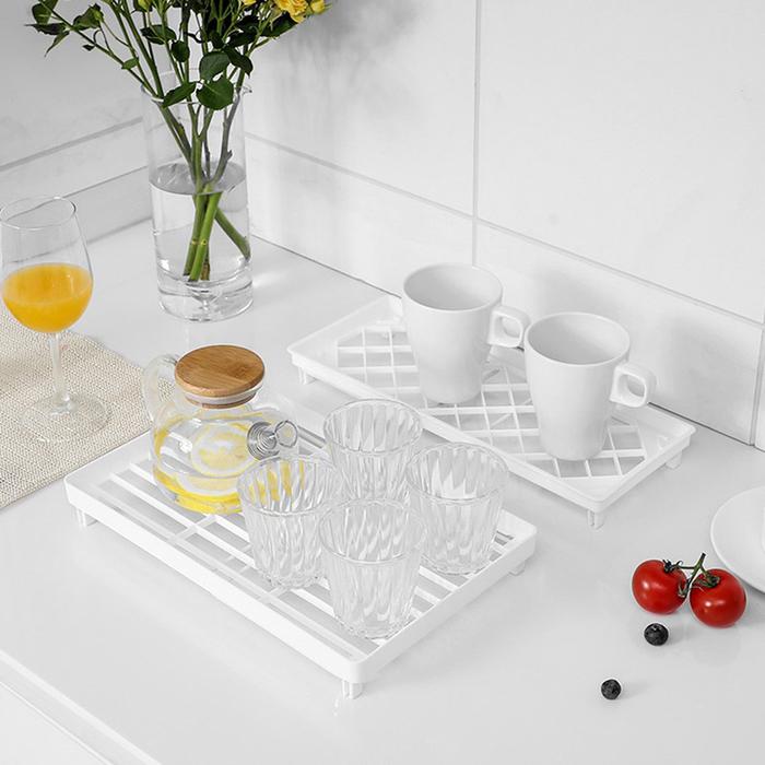 Jual 1pc Folding Shelf Storage Rack Kitchen Bathroom Folding - Main Image