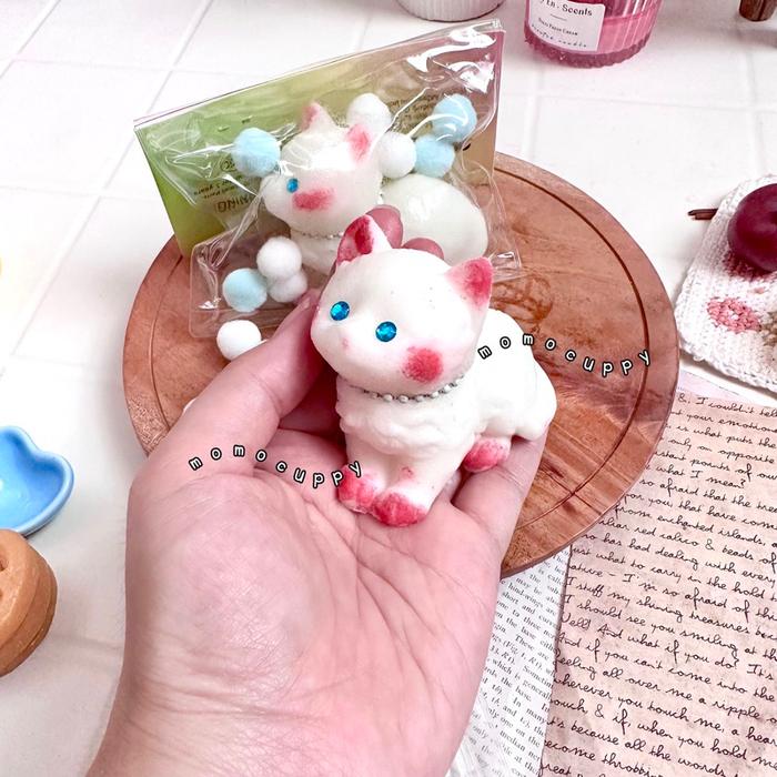 Gambar READY baby kitten bunny taba squishy tekstur kenyal dan lengket squeezy Mainan Anak - kitten white  dari lianhaco undefined Tokopedia