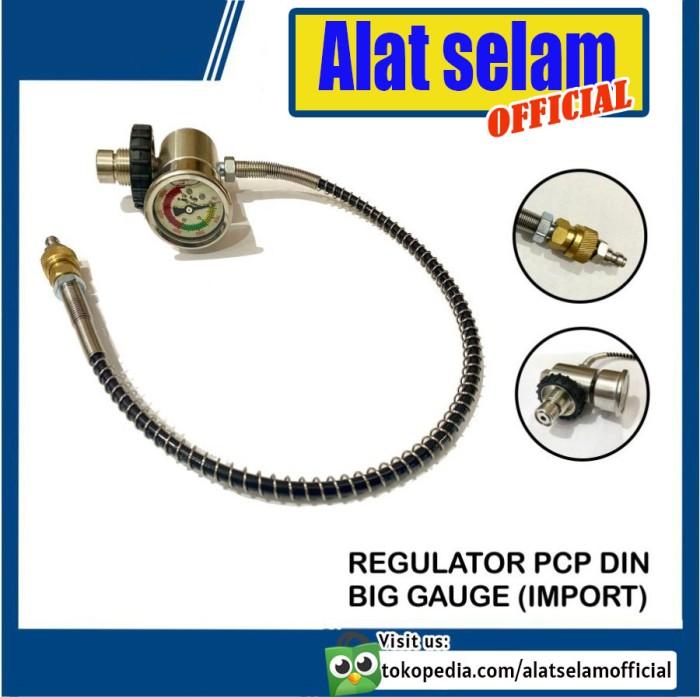 Gambar PTR Regulator Pengisian PCP Air Filling Import Din Big Gauge Manometer dari sotiji store undefined Tokopedia