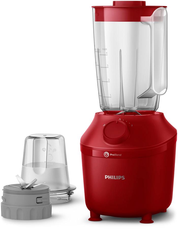 Gambar Philips Blender 3000 Series - HR2042 / HR-2042 Kapasitas 1L - Merah dari Sajun Electronic Kota Administrasi Jakarta Utara Tokopedia