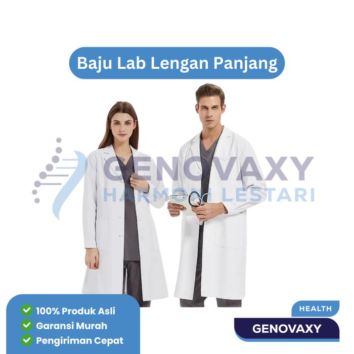 Gambar Jas Lab Jas Laboratorium Jas Lab Lengan Panjang Baju Laboratorium - XL dari GENOVAXY MEDICAL undefined 3 Tokopedia