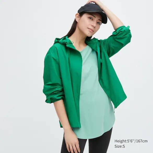 Gambar Sch Official Store - Uniqlo Parka Saku Uv Protect Women - green 55, XL dari Sch Official Store undefined Tokopedia