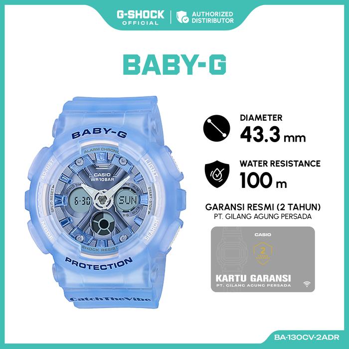 Promo Jam Tangan BABY-G Wanita Analog-Digital BA-130CV-2ADR Kota