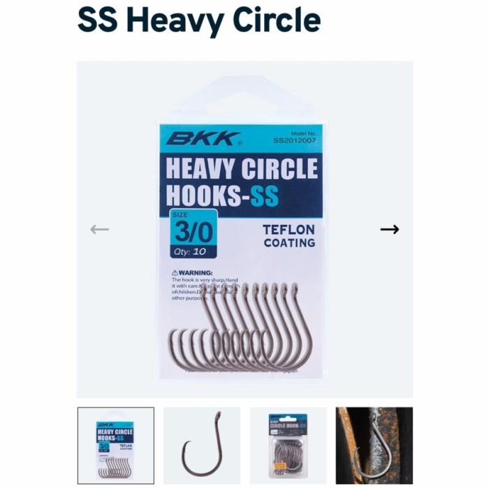 Gambar BKK Mata Kail HEAVY CIRCLE SS TEFLON COATING SS2012007 Anti Karat Kail Pancing Serbaguna - 2 dari RAJAWALI TIMUR PANCING undefined Tokopedia
