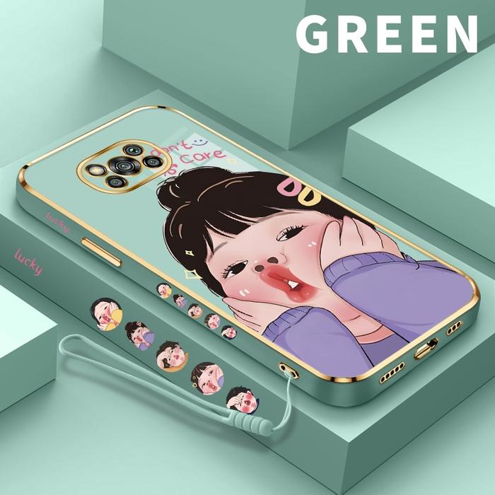Gambar Case Xiaomi Poco X3 Pro X3 Poco X3 NFC X3 GT Xiami X3Pro PocoX3Pro xiomi PocoX3 X3NFC X3GT Casing HP Softcase Kesing Lucu Cesing Phone Cassing Soft Funny Gadis aneh Electroplating Cashing Sofcase Aesthetic Chasing Kasing * - Hijau, Poco X3 GT dari ARISTA CABANG 2 undefined Tokopedia