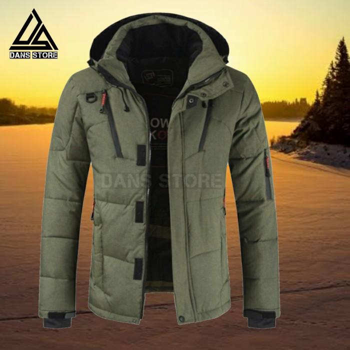 Gambar Eiger Official Adventure - Jaket Winter Pria Wanita/Jaket Gunung/Jaket Musim Dingin/Jaket Outdoor - hijau army, M dari Eiger Official Adventure undefined Tokopedia