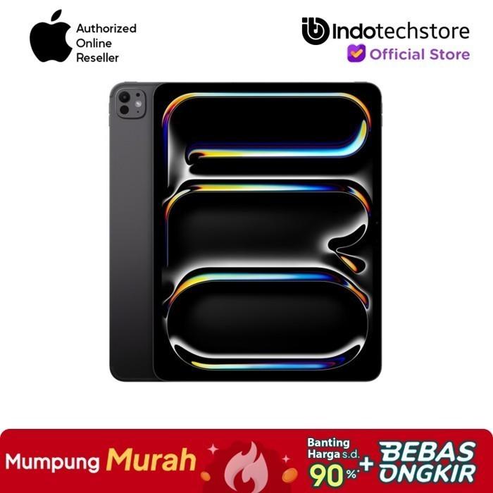 Gambar Apple iPad Pro M4 2024 13 inch 128 GB 256 GB 512 GB 1 TB 2 TB 12.9" Wifi Only - Black, 256GB dari Indotechstore undefined Tokopedia