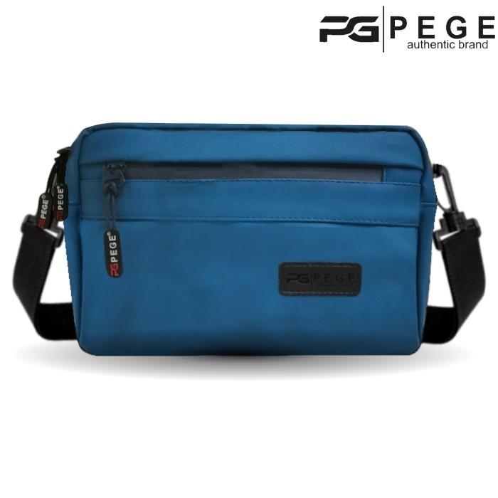 Gambar Tas Slingbag Pria 2in1 PEGE Selempang Promo Serba 30 Ribuan Bahan Waterproof - PG 30K - 9013 navy dari PEGE Aneka Grosir undefined Tokopedia