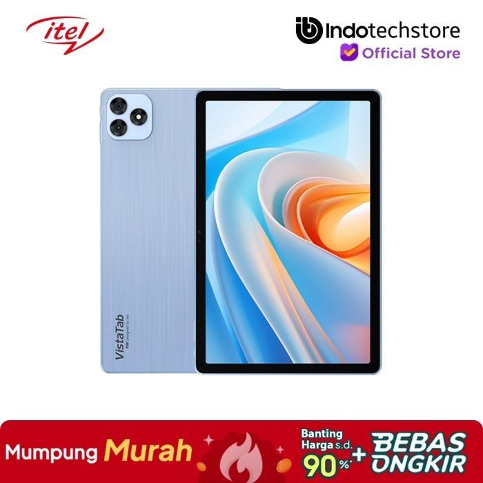 Gambar Itel Vista Tab 30 LTE 4/128GB 10.9" Inch Grey Blue Vistatab Garansi Resmi - 4/128GB Blue dari Indotechstore undefined Tokopedia