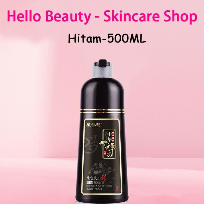 Gambar NEW 【COD ORI】Mokeru Shampoo Hair Color Sampo Pewarna Rambut / Cat Pewarna Penghitam Rambut Uban / Shampoo Semir Pewarna Rambut Herbal / Menutupi Rambut Putih / Pewarna Rambut Cepat /Cat rambut Shampoo Warna 500ml -  Natural Black dari Anianti Permata undefined Tokopedia
