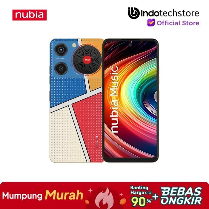 Gambar ZTE Nubia Music 4/128 GB Garansi Resmi Nubia Music Not Nubia Neo - 4/128GB Pop Art dari Indotechstore undefined Tokopedia