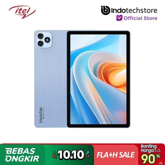 Gambar Itel Vista Tab 30 LTE 4/128GB 10.9" Inch Grey Blue Vistatab Garansi Resmi - 4/128GB Promo dari Indotechstore undefined Tokopedia