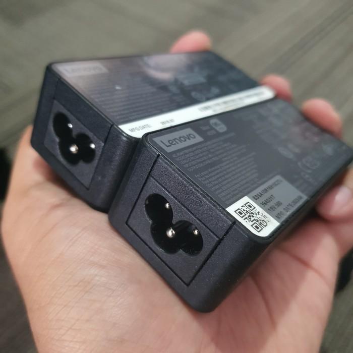 Gambar Adaptor Charger Lenovo Thinkpad Original Colokan type C - 45W 2P + Kabel[terlaris] - 45 Watt dari galundengshopp undefined Tokopedia
