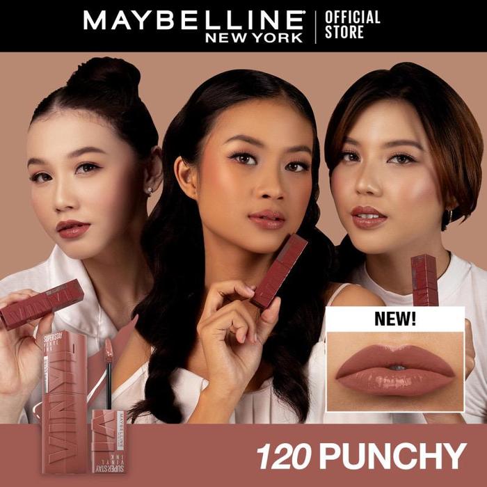 Gambar Maybelline Superstay Vinyl Ink 4.2 ml BPOM - 120 PUNCHY dari Verona Beauty undefined Tokopedia