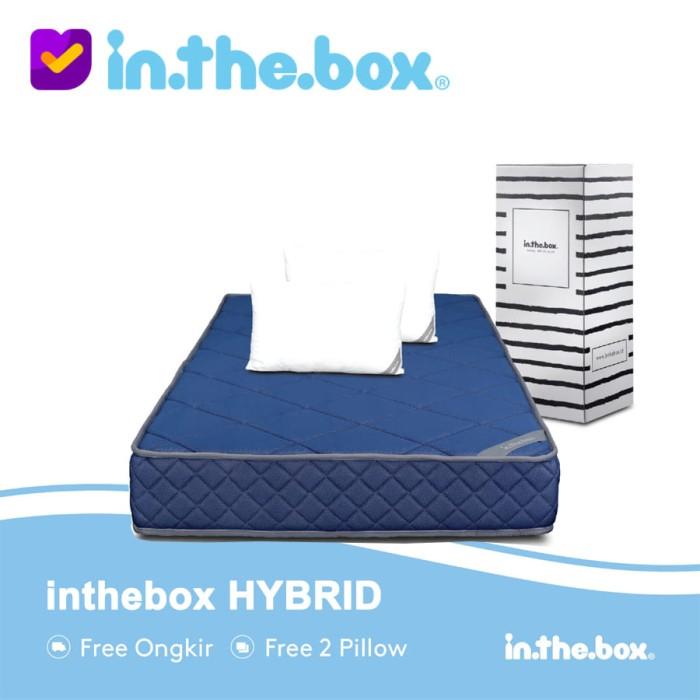 Gambar KASUR IN THE BOX HYBRID MEMORY FOAM 90 100 120 160 180 200 inthebox - 90x200 dari toko maju jaya5 undefined Tokopedia