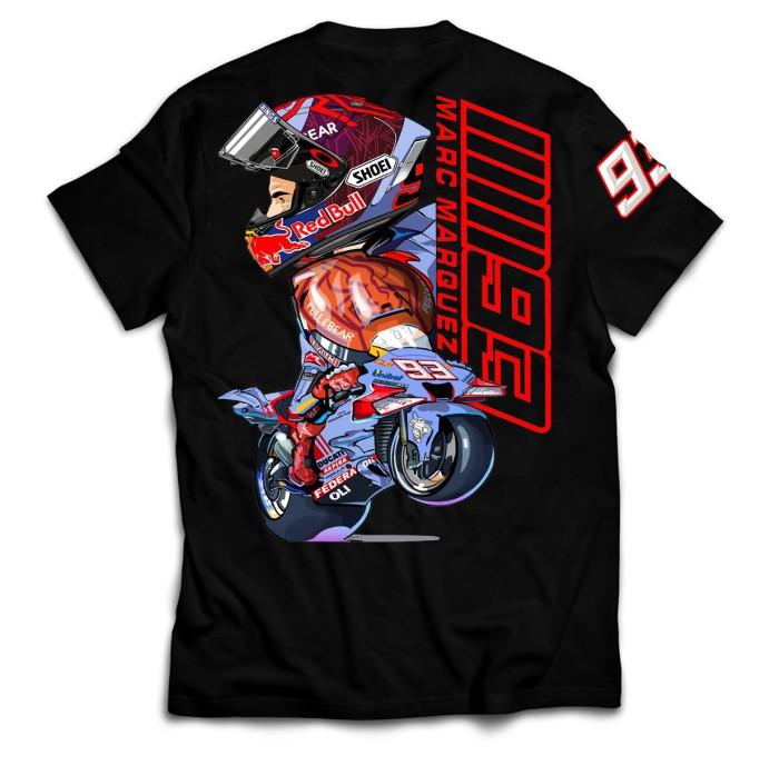Gambar BAJU kaos MARC MARQUEZ 93 DUCATI 2024/KAOS MOTOGP UPDATE - Hitam, M dari phonsell9099 undefined Tokopedia