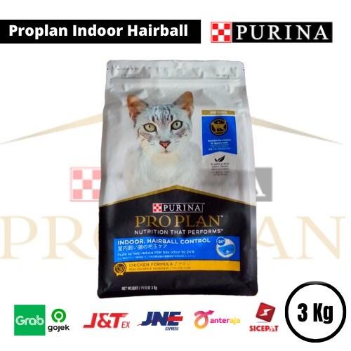 Gambar PROPLAN INDOOR HAIRBALL CONTROL (CHICKEN) 3KG cat food dari JANGKI PETSHOP SETIABUDI undefined Tokopedia