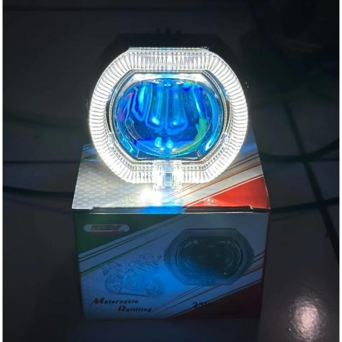 Gambar LAMPU PROJIE BILLED CUT OFF ALA ALA 2.5 INCH LASER PUTIH - KUNING - ICEBLUE R WHITE dari gudang variasi motor GVM undefined Tokopedia