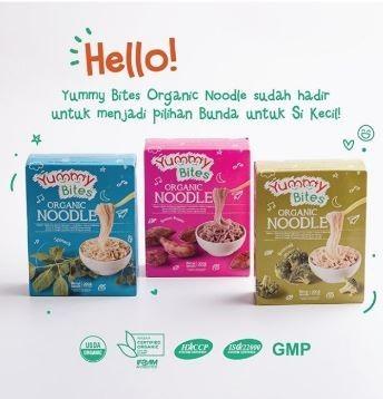Gambar Yummy Bites Organic Baby Noodle 200 gr usia 7m+ - spinach - spinach dari Anita Mart undefined Tokopedia