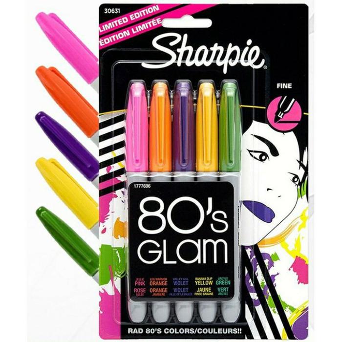 Gambar Sharpie UPC Fine 80's Glam set 5 dari doroijo undefined Tokopedia